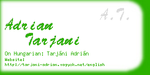 adrian tarjani business card